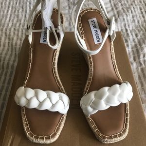 Black or white Steven Madden Nova wedge